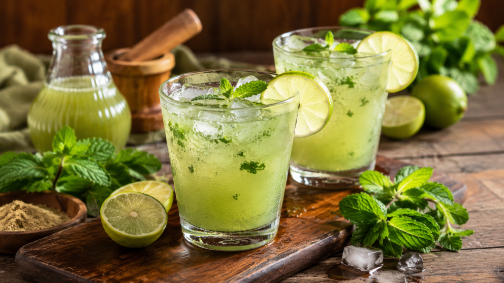 Lemon Mint Sharbat Recipe | Fresh Lemon Drink For Summers