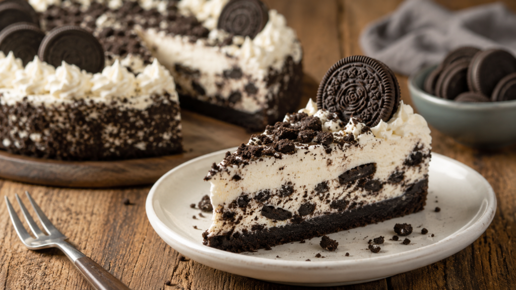 Oreo Cheesecake Recipe | No Bake Rich And Creamy Dessert