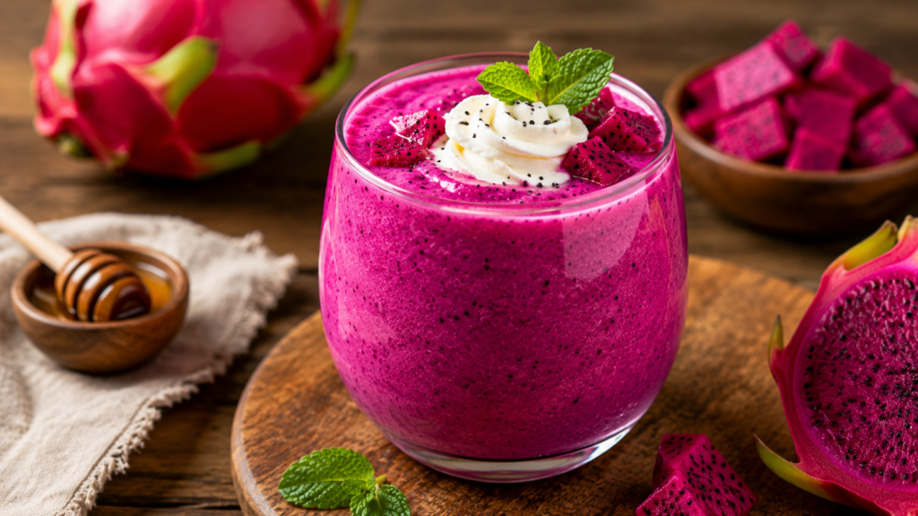 Dragon Fruit Smoothie Recipe | Creamy Tropical Delight