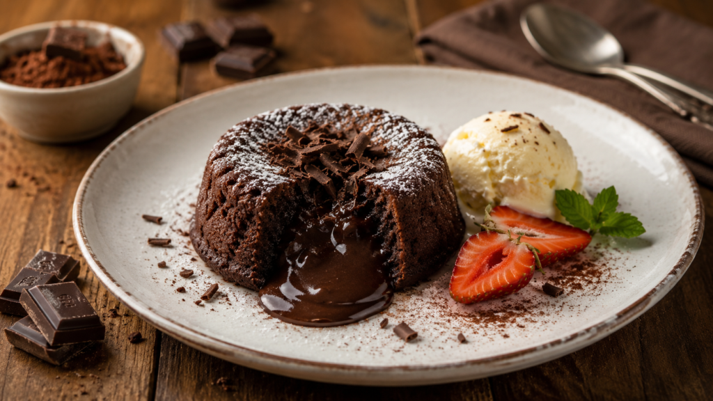 Chocolate Lava Cake Recipe | Delicious Homemade Lava Cake